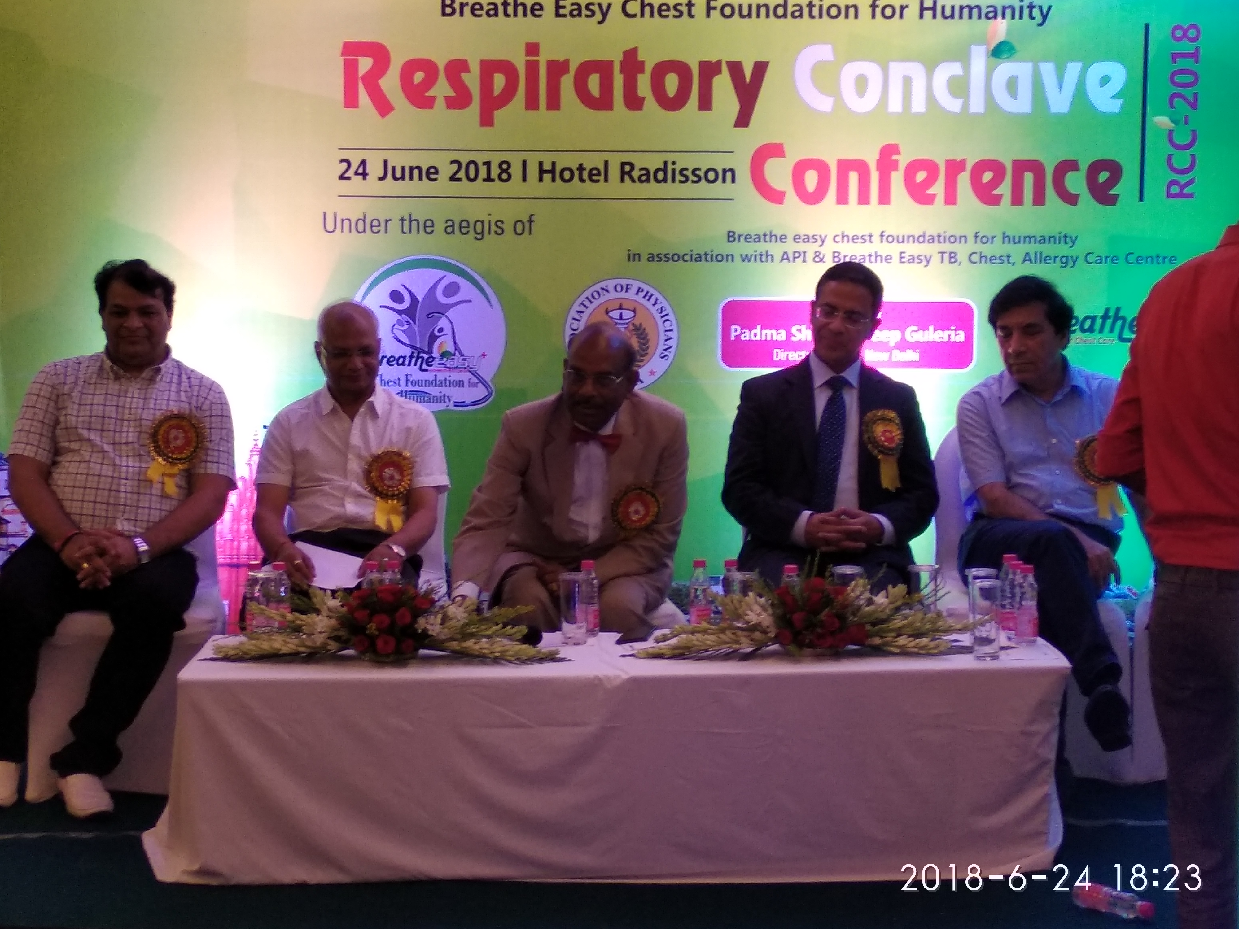 Respiratory Conclave with India\'s leader Pulmonologist Pro Rajendra Prasad(Ex Director Sardar Patel Chest Delhi)