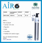 Air6 Med 2250 Ltr Oxygen Aluminum Oxygen Cylinder