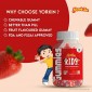 Yorkin Kid's Multivitamin Gummies- Goodness of Vitamins C with Biotin DHA & 11 other nutrients for Immune & Development|Helpful In Healthy Digestion| Height Growth|Brain Functioning|30Gummy Each