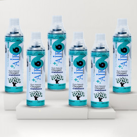 Air6 Pure Natural Oxygen can pack of 6